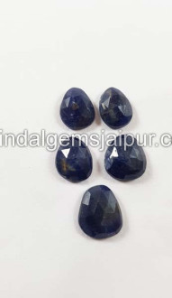 Blue Sapphire Rose Cut Slices